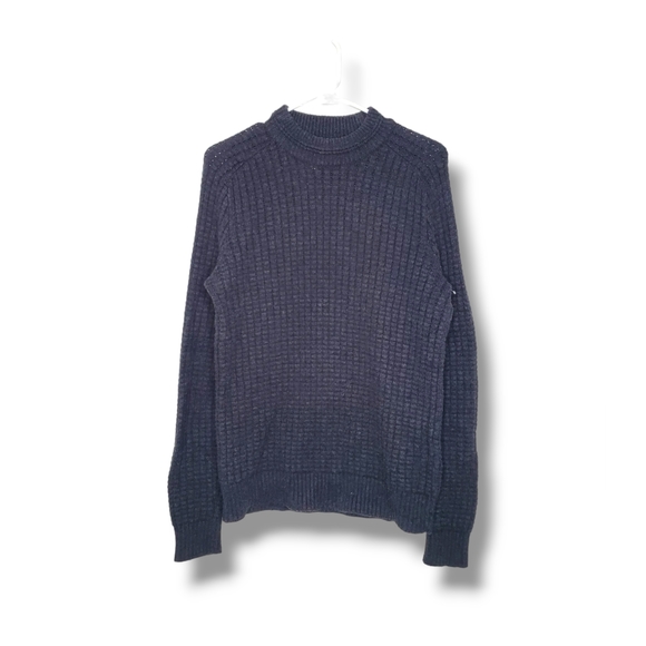 NWOT Selected / Homme Atlas Knit Sweater in Deep Gray Sz S - Picture 2 of 11